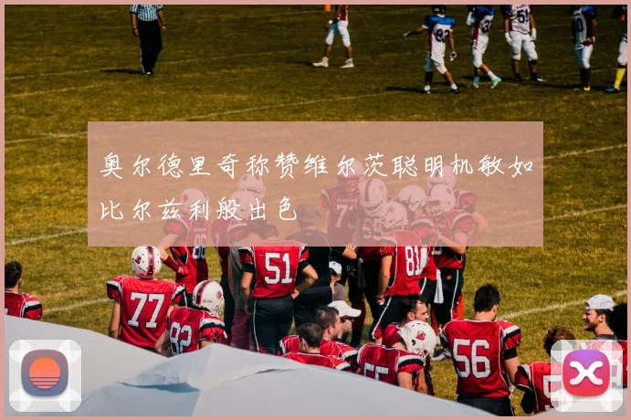 奥尔德里奇称赞维尔茨聪明机敏如比尔兹利般出色